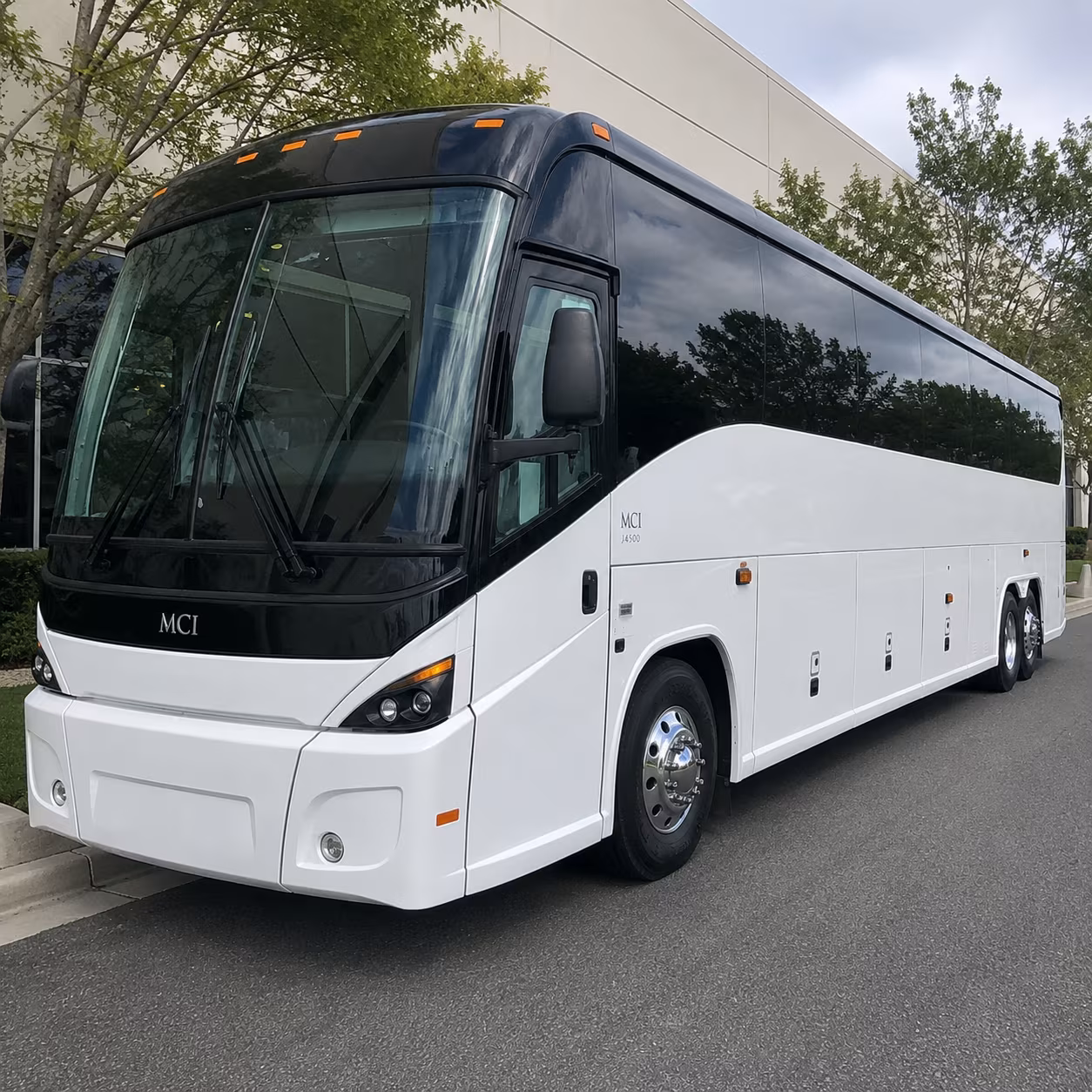 somerville charter bus rental exterior