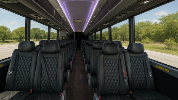 15 passenger minibus interior