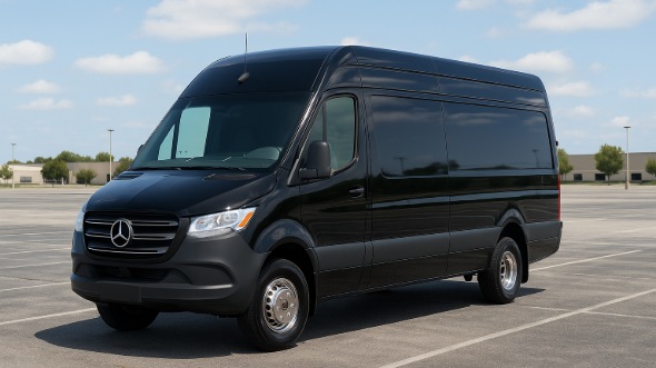 Exterior of Charter Bus Company Waltham's Sprinter Limo in Waltham
